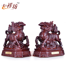 木麒麟一对 工艺饰品的文化象征与精选指南